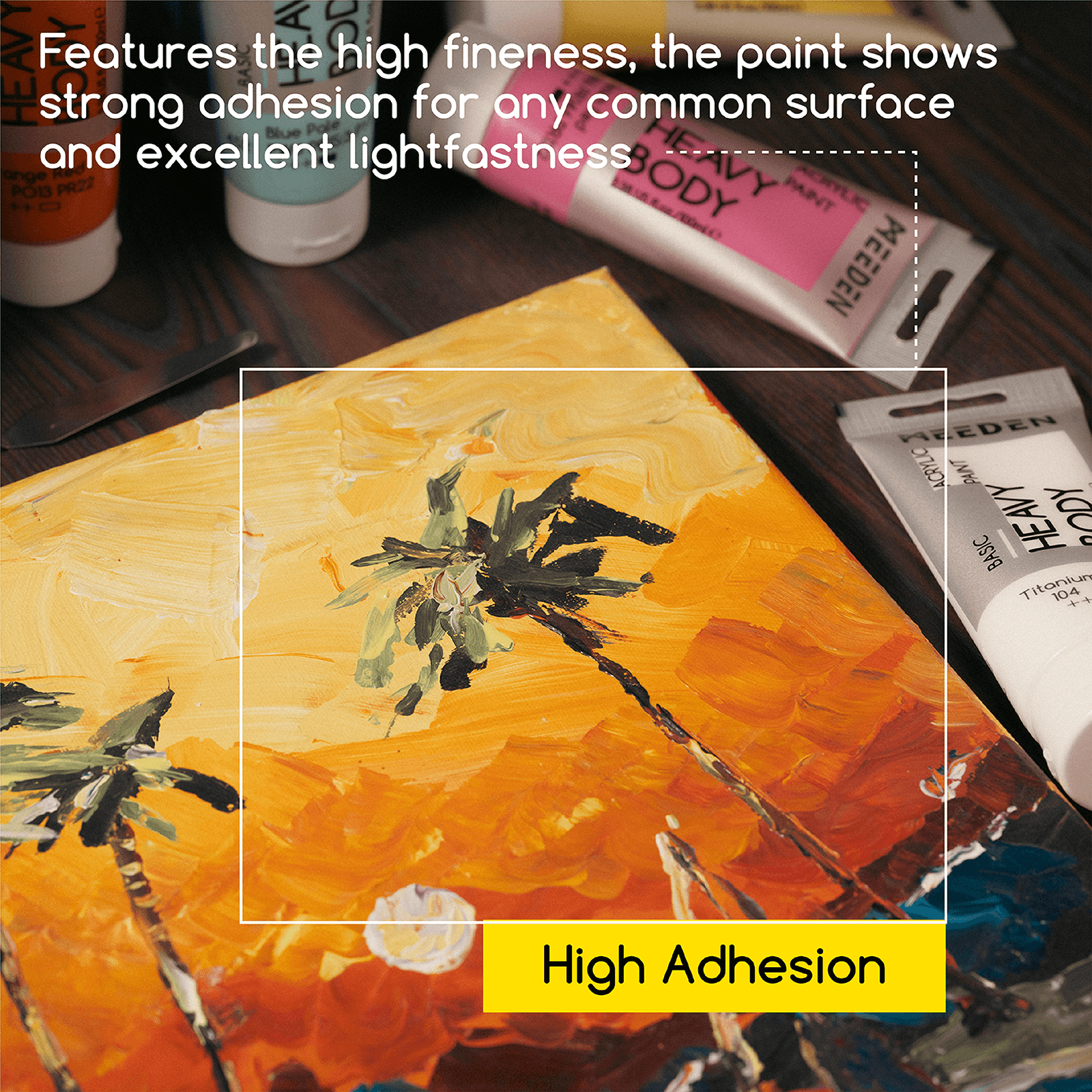 meeden-heavy-body-peinture-acrylique-6-tubes-60-ml-basiques image 4
