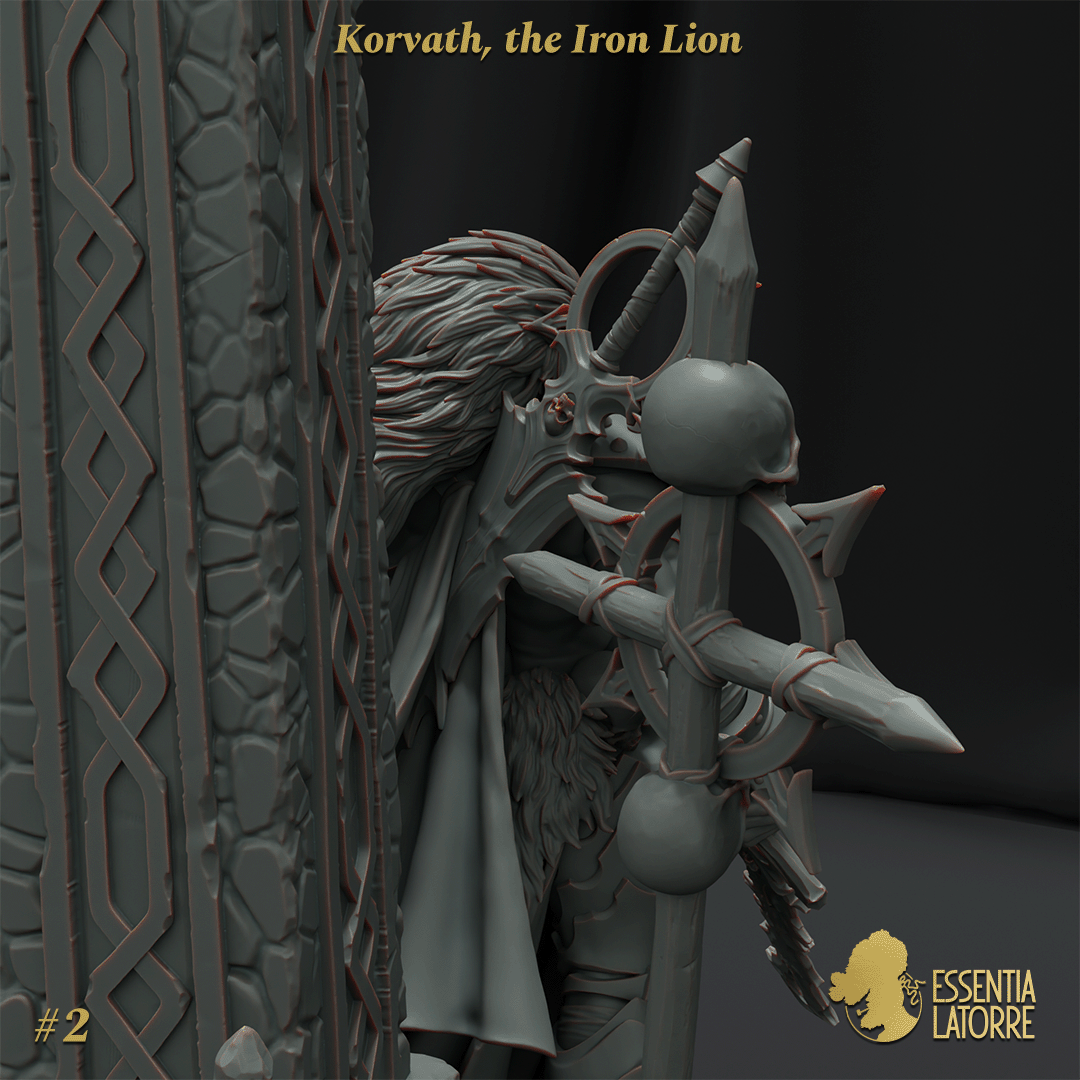 scale75-busts-korvath-the-iron-lion-buste-peindre image 7