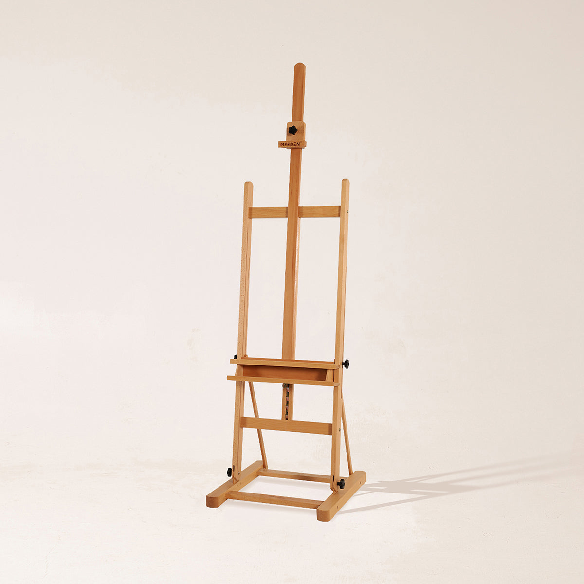 meeden-w02b-b-chevalet-d-atelier-bois-avec-plateau-rangement image 1