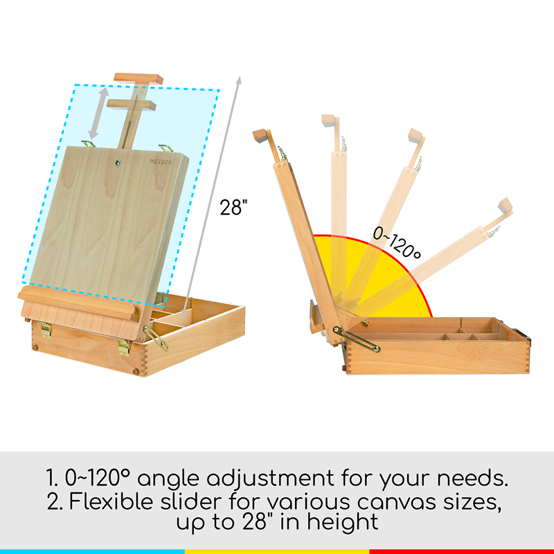 meeden-tabletop-easels-hbx-9a-chevalet-table-bois-coffret image 6