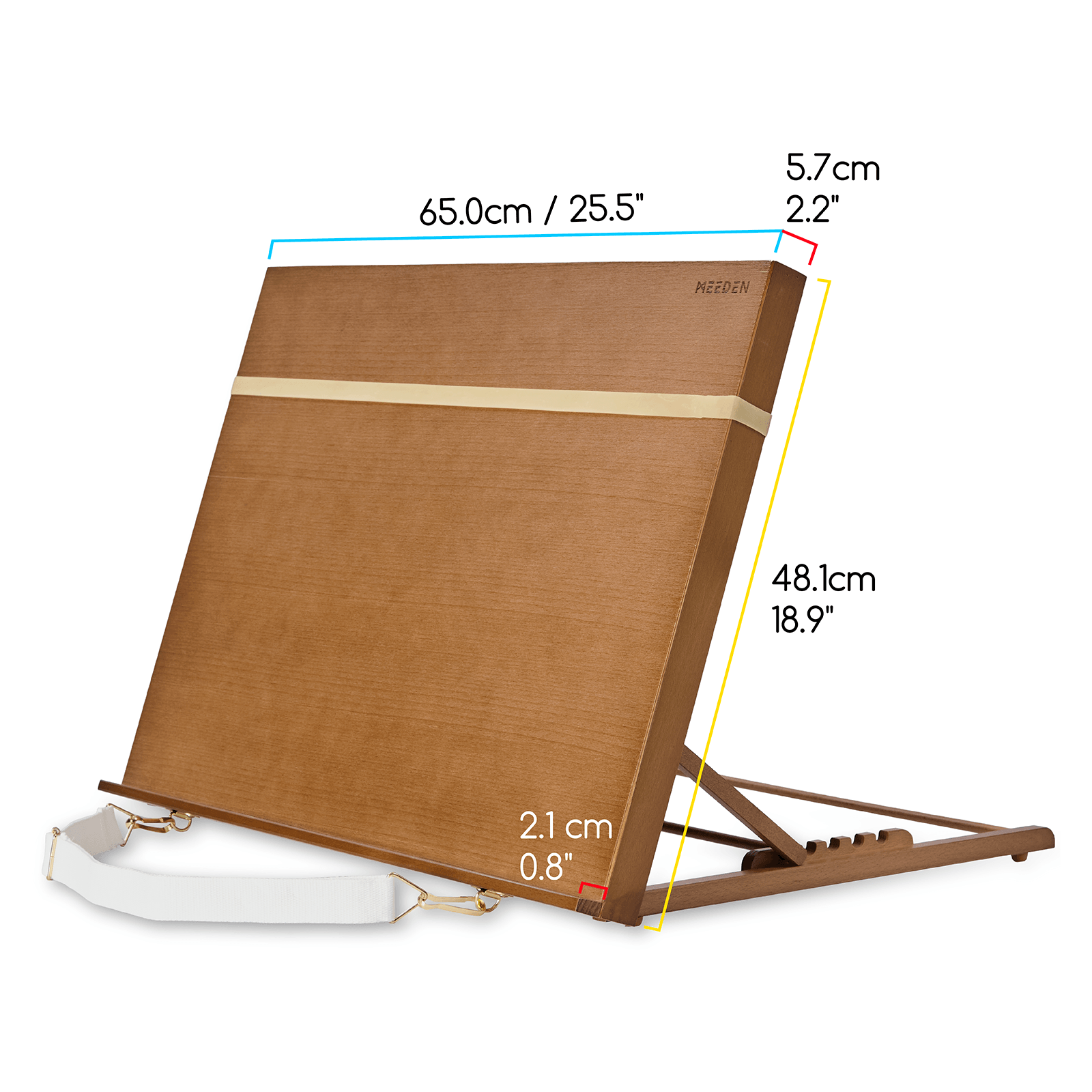 meeden-a2-chevalet-de-table-dessin-bois-noyer-grand image 7