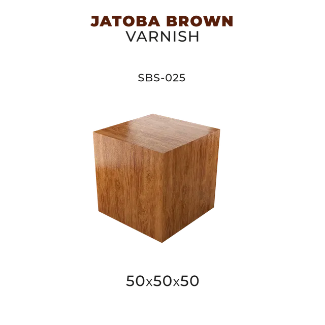 scale75-accessories-jatoba-brown-socle-bois-50x50x50-vernis image 1