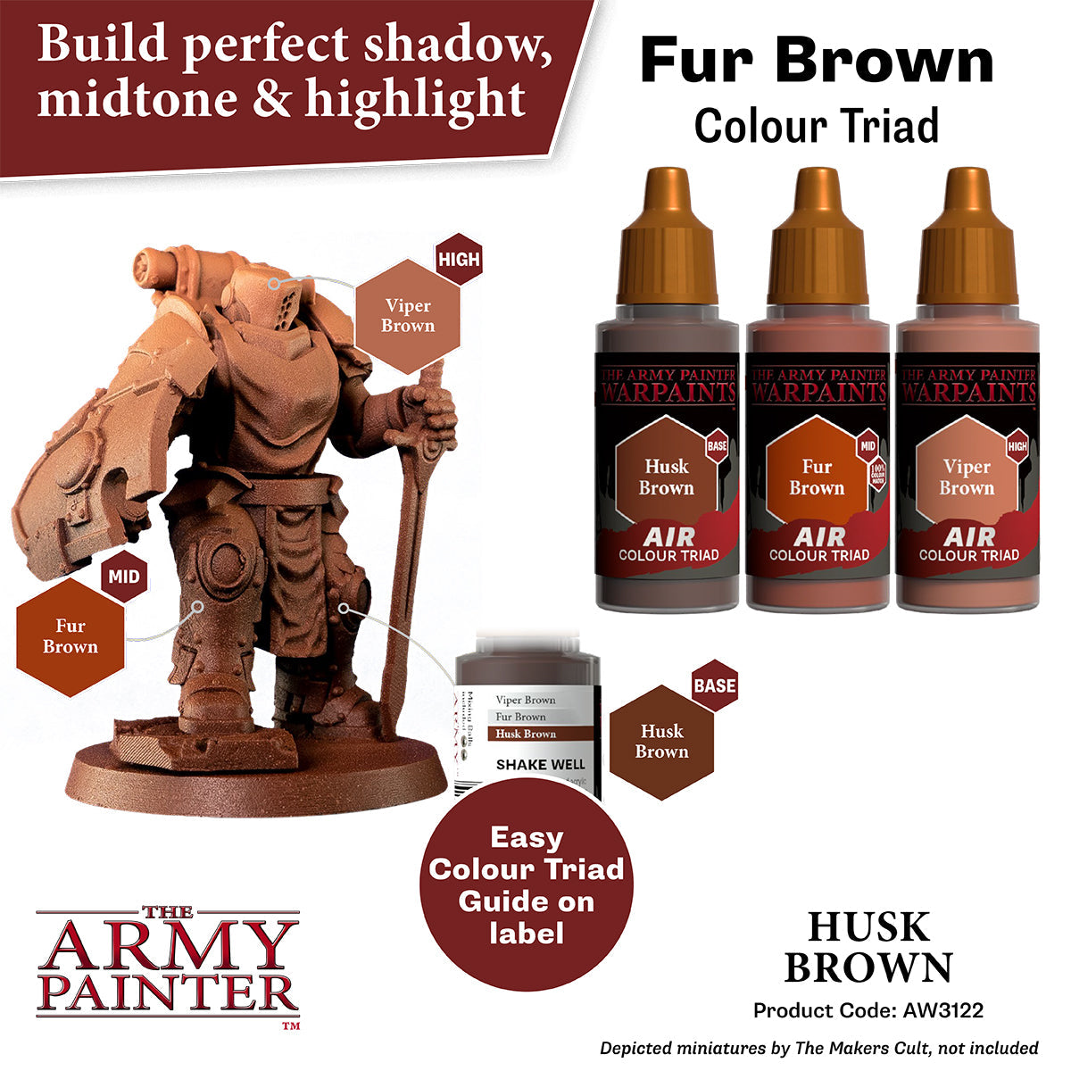 the-army-painter-warpaints-air-peinture-husk-brown-marron-18-ml image 3