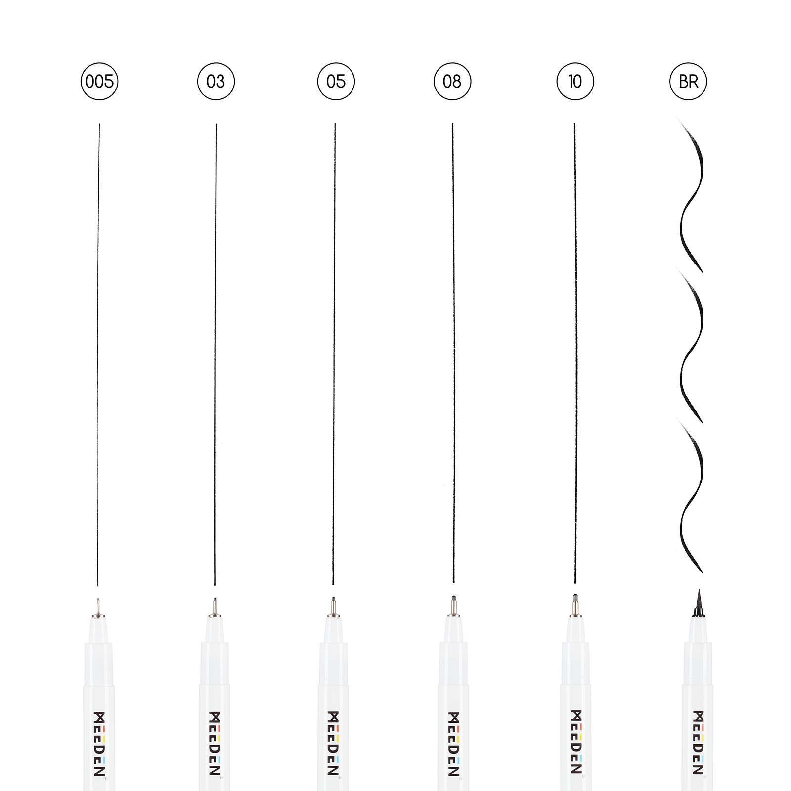 meeden-markers-set-6-feutres-fineliner-noirs image 4