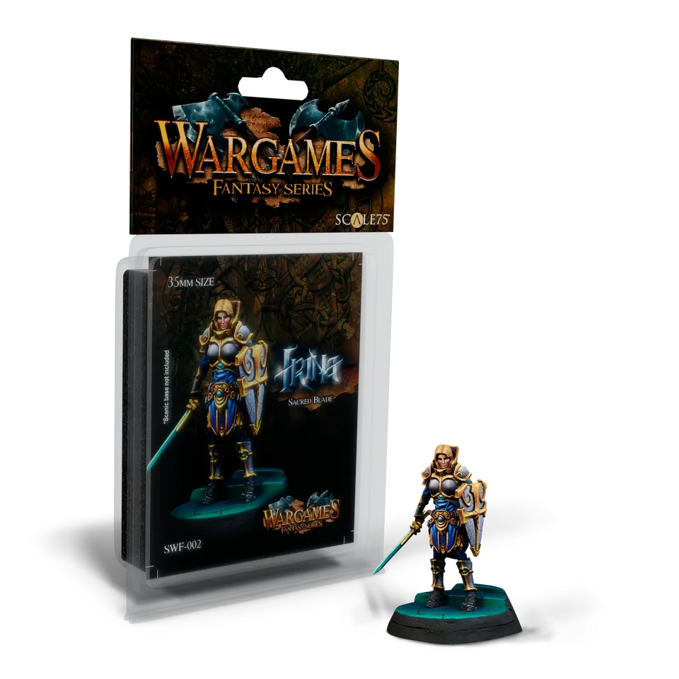 scale75-wargames-fantasy-irina-sacred-blade-figurine-35mm image 1