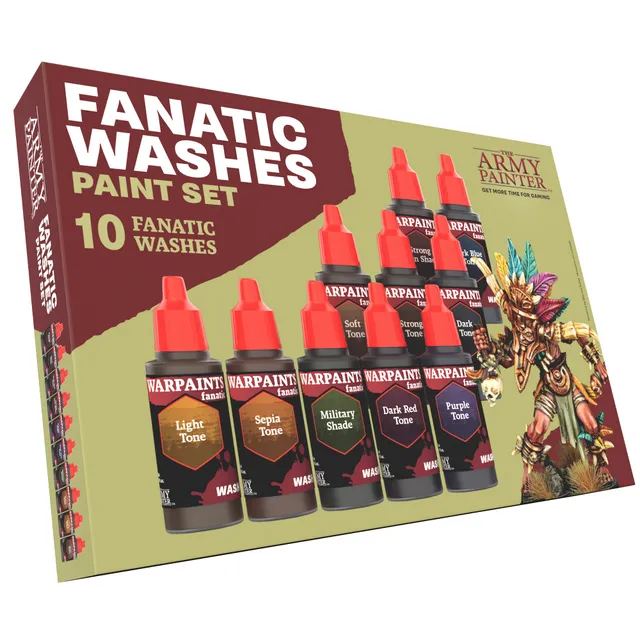 the-army-painter-warpaints-fanatic-washes-set-10-lavis-figurine image 1