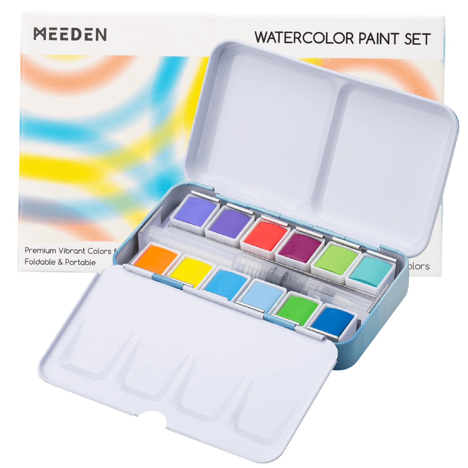 meeden-watercolor-aquarelle-12-demi-godets-voyage image 3