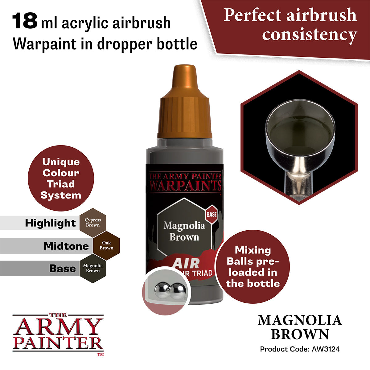 the-army-painter-warpaints-air-peinture-magnolia-brown-marron image 2