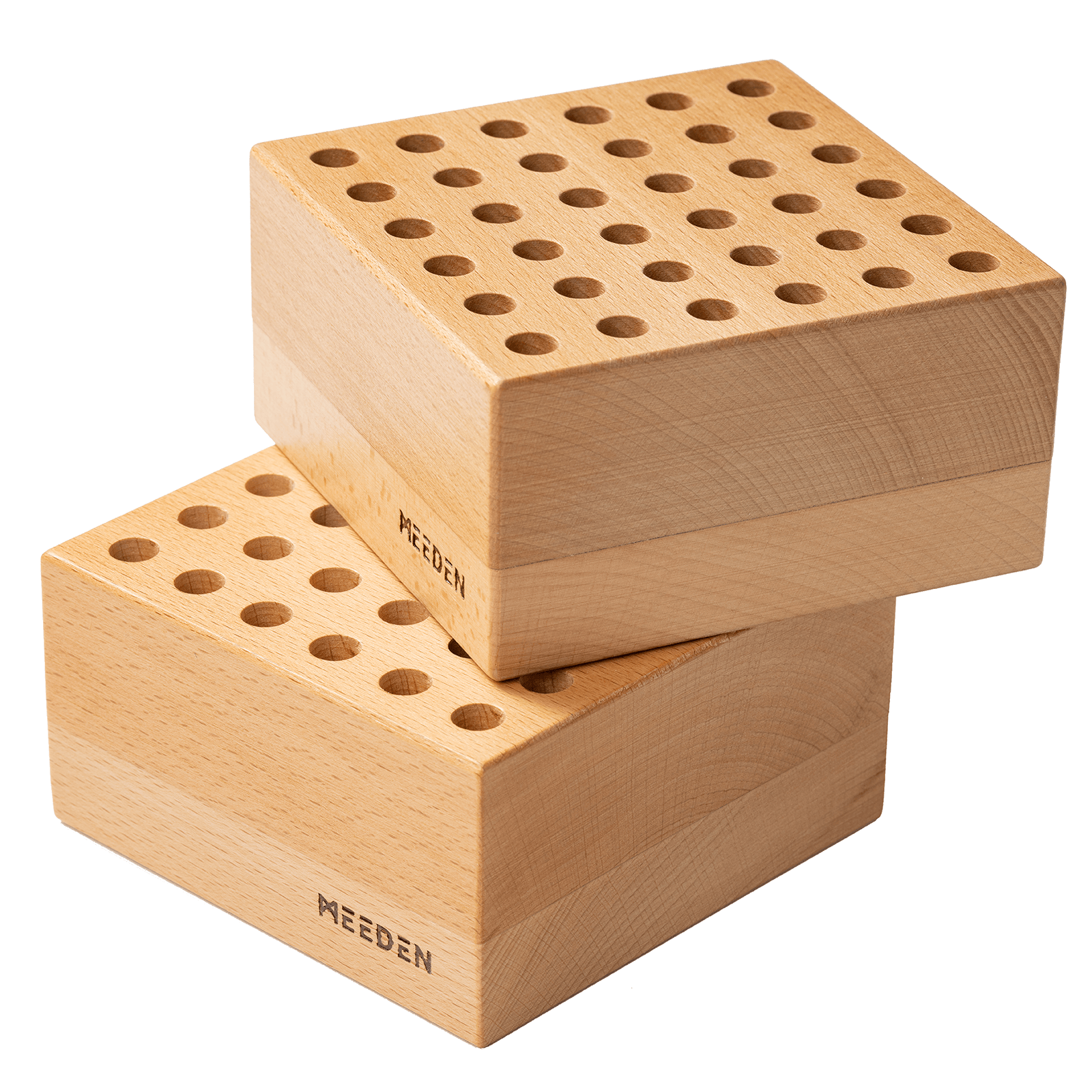 meeden-brush-holders-pot-pinceaux-bois-h-tre-36-trous image 1
