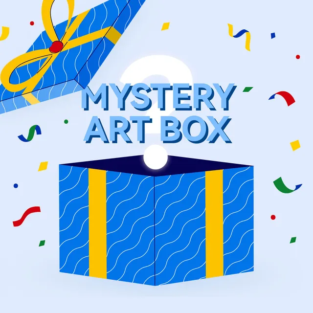 meeden-mystery-box-coffret-peinture-d-butant-assortiment-bois image 1