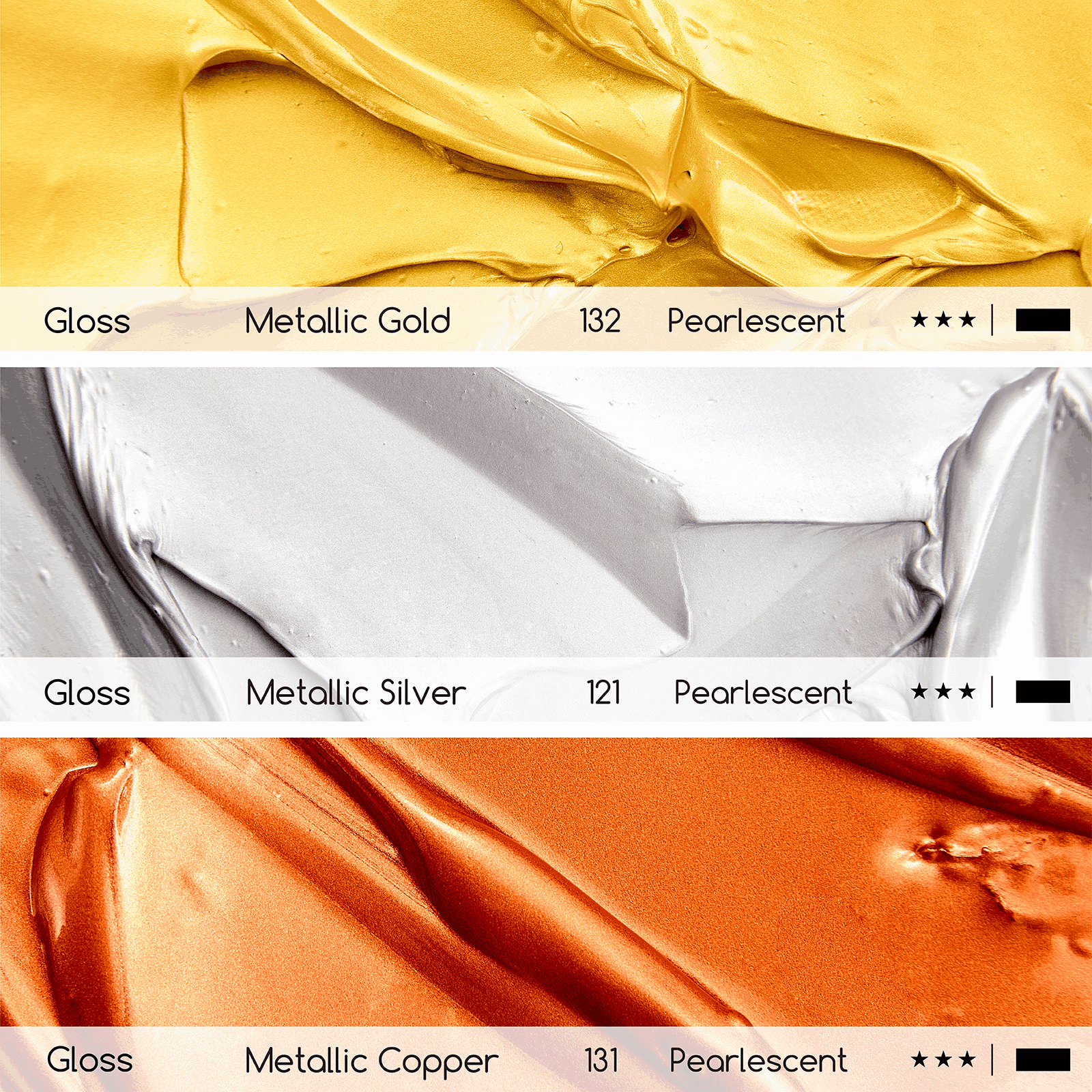 meeden-acrylic-paint-peinture-acrylique-argent-300-ml-metallique image 2
