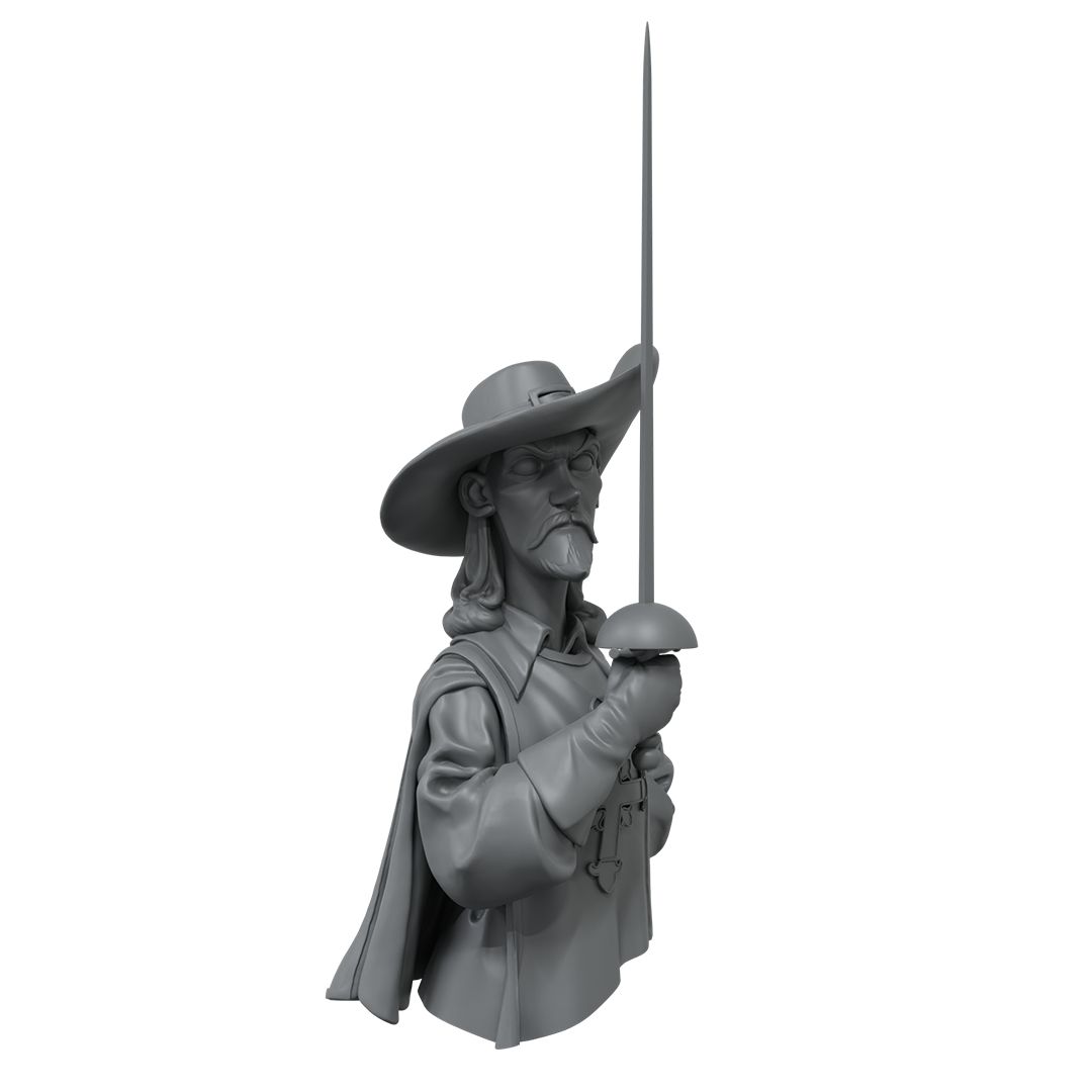 scale75-characters-musketeer-buste-r-sine-1-12-mousquetaire-non-peint image 2