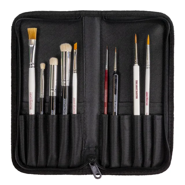 the-army-painter-brush-holder-tui-12-pinceaux-noir-zipp image 1