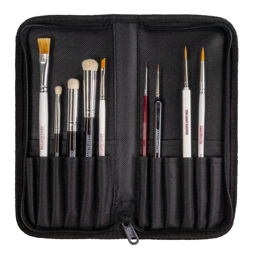 the-army-painter-brush-holder-tui-12-pinceaux-noir-zipp image 1