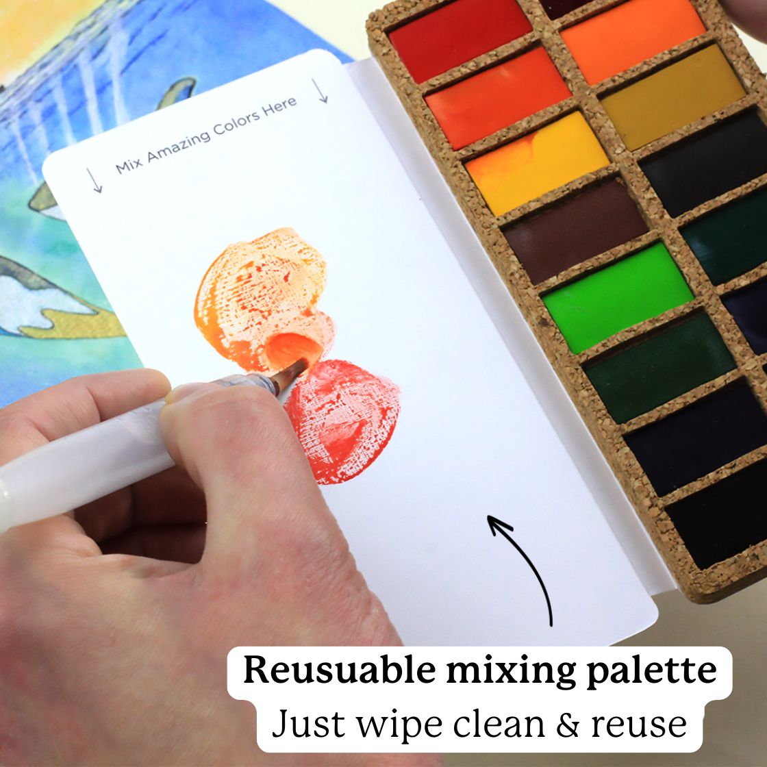 viviva-watercolor-pans-original-godets-aquarelle-16-couleurs-li-ge image 7