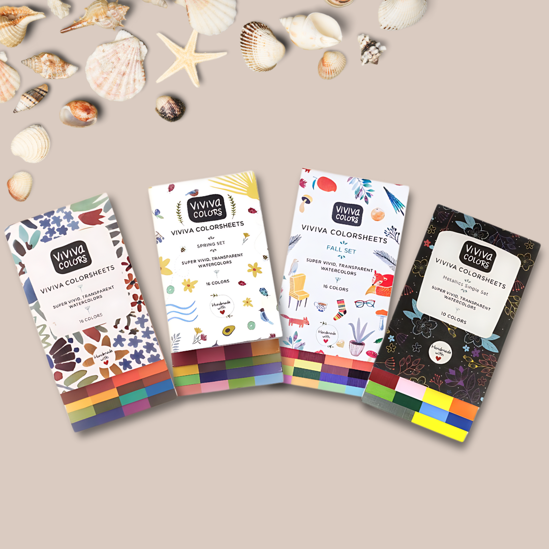 viviva-bundles-colorsheets-bundle-coffret-aquarelle-4-palettes image 1