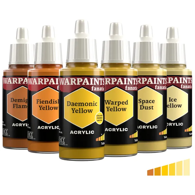 the-army-painter-warpaints-fanatic-yellows-set-6x18ml image 1