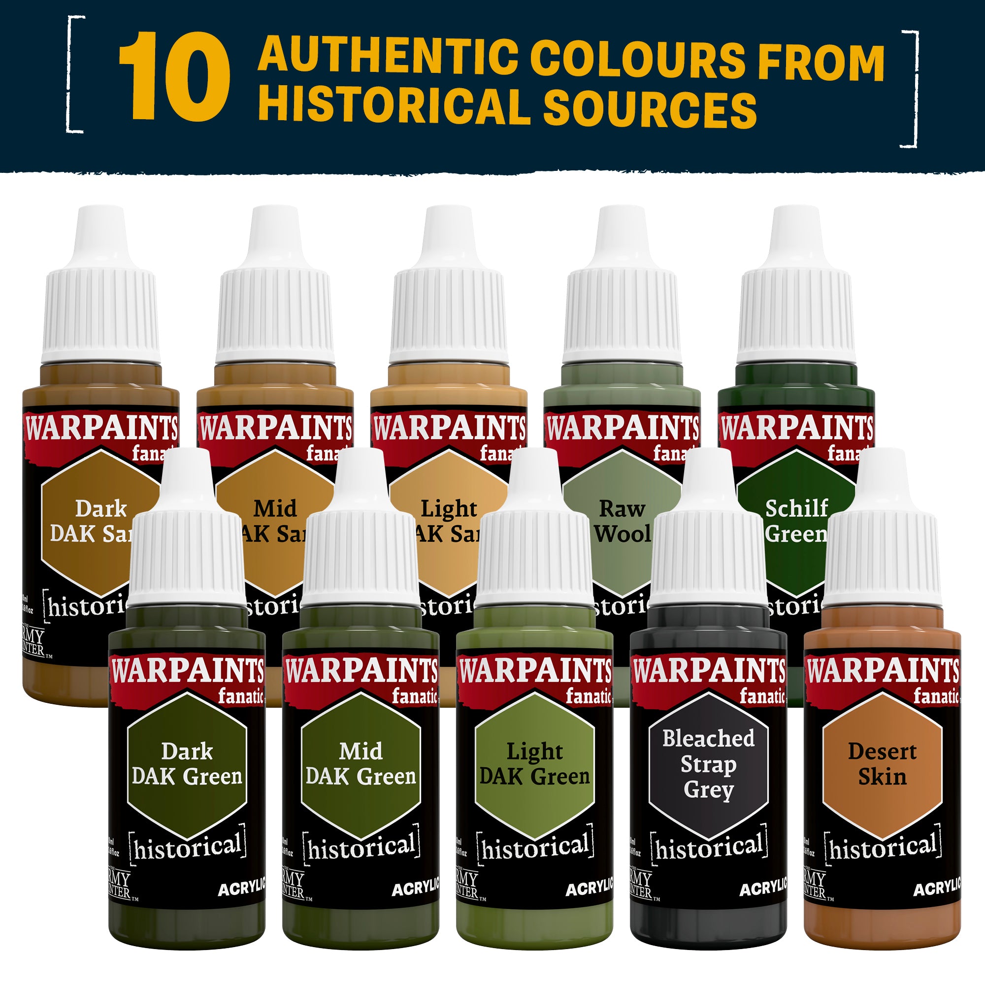the-army-painter-historical-afrika-korps-set-10-peintures-wwii image 2