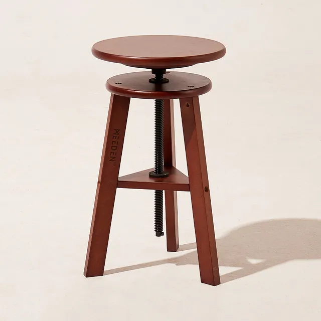 meeden-g-005-tabouret-dessin-bois-r-glable-noyer-2 image 1