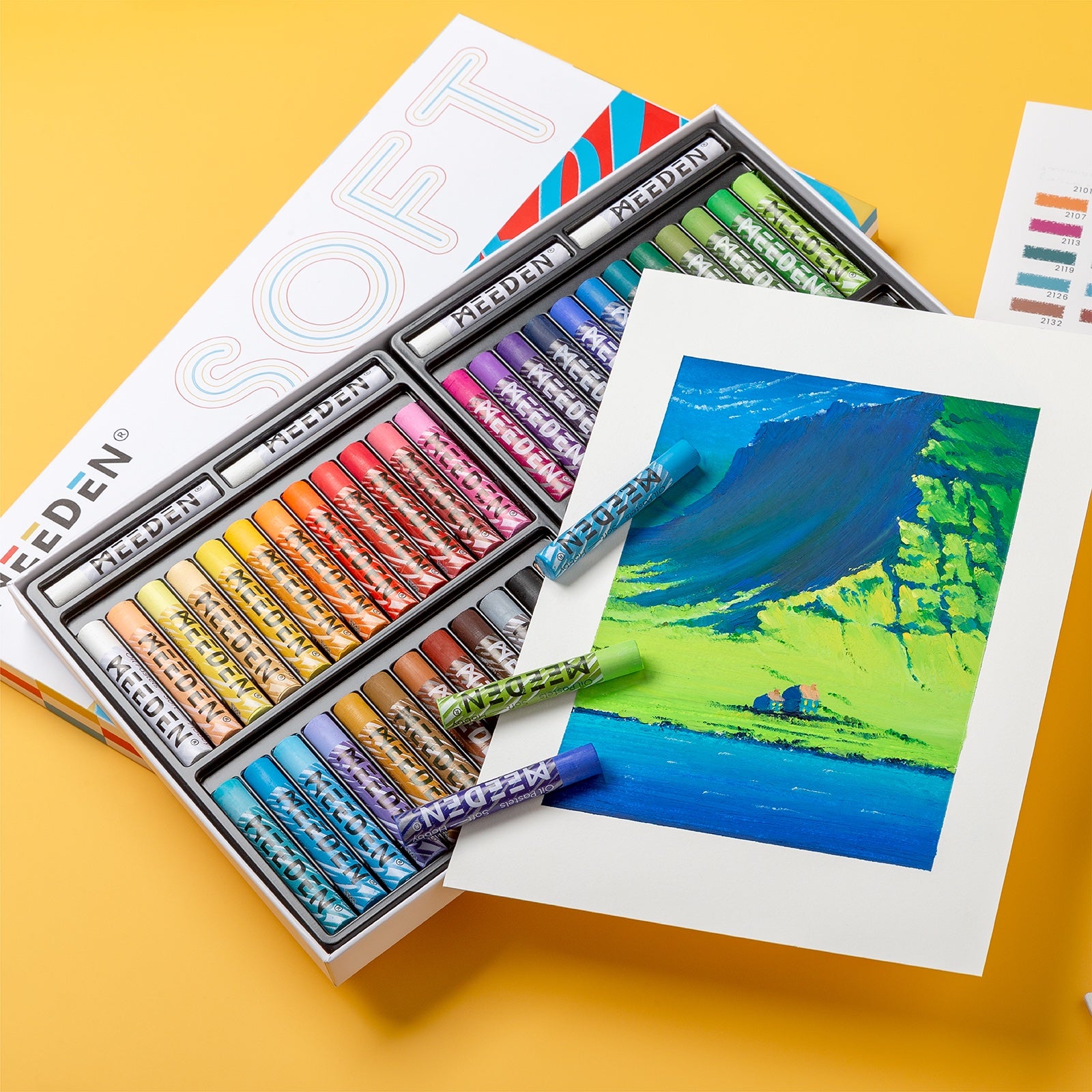 meeden-pastels-52-pastels-gras-48-couleurs-tendres image 6