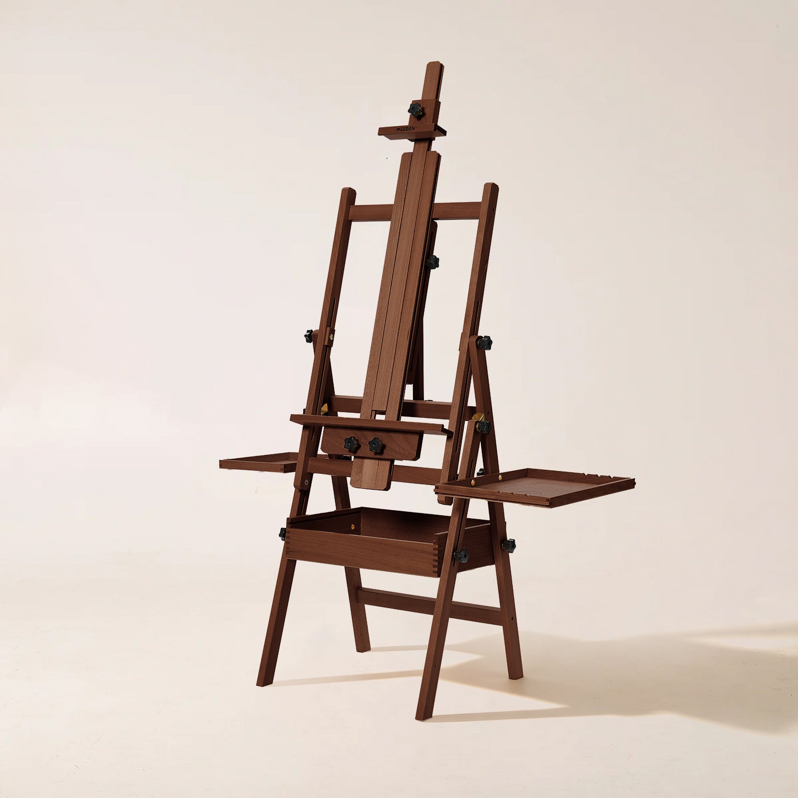 meeden-floor-easels-chevalet-h-tre-noyer-rangement image 1