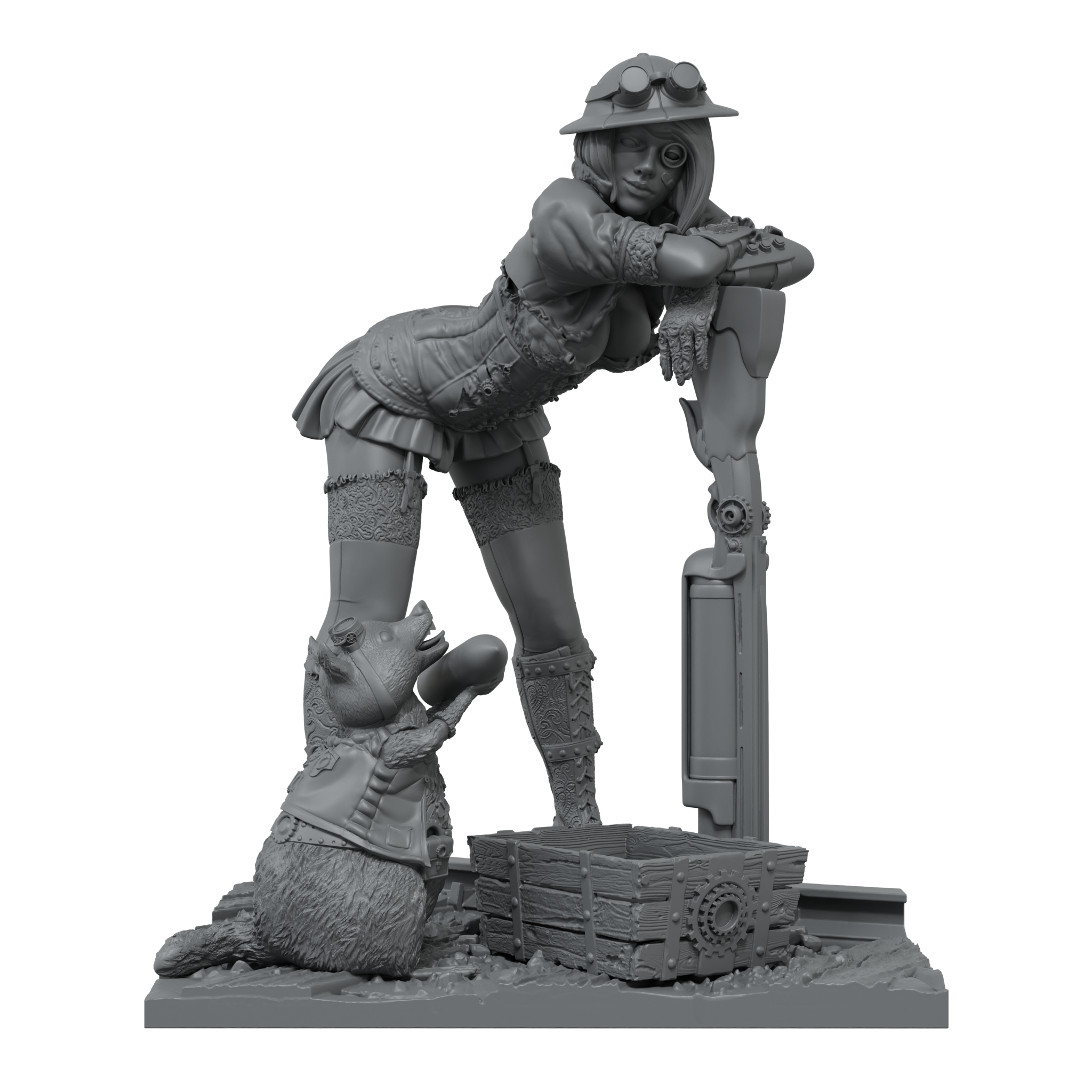 scale75-characters-audrey-d-rumblepop-figurine-75mm-non-peinte image 2