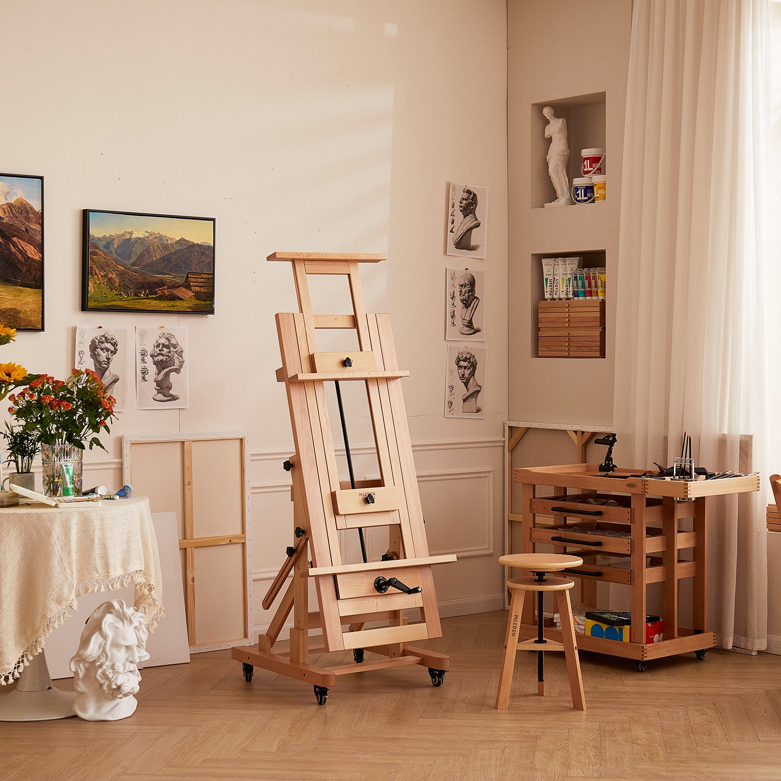 meeden-floor-easels-chevalet-manivelle-dhj-12-h-tre image 3