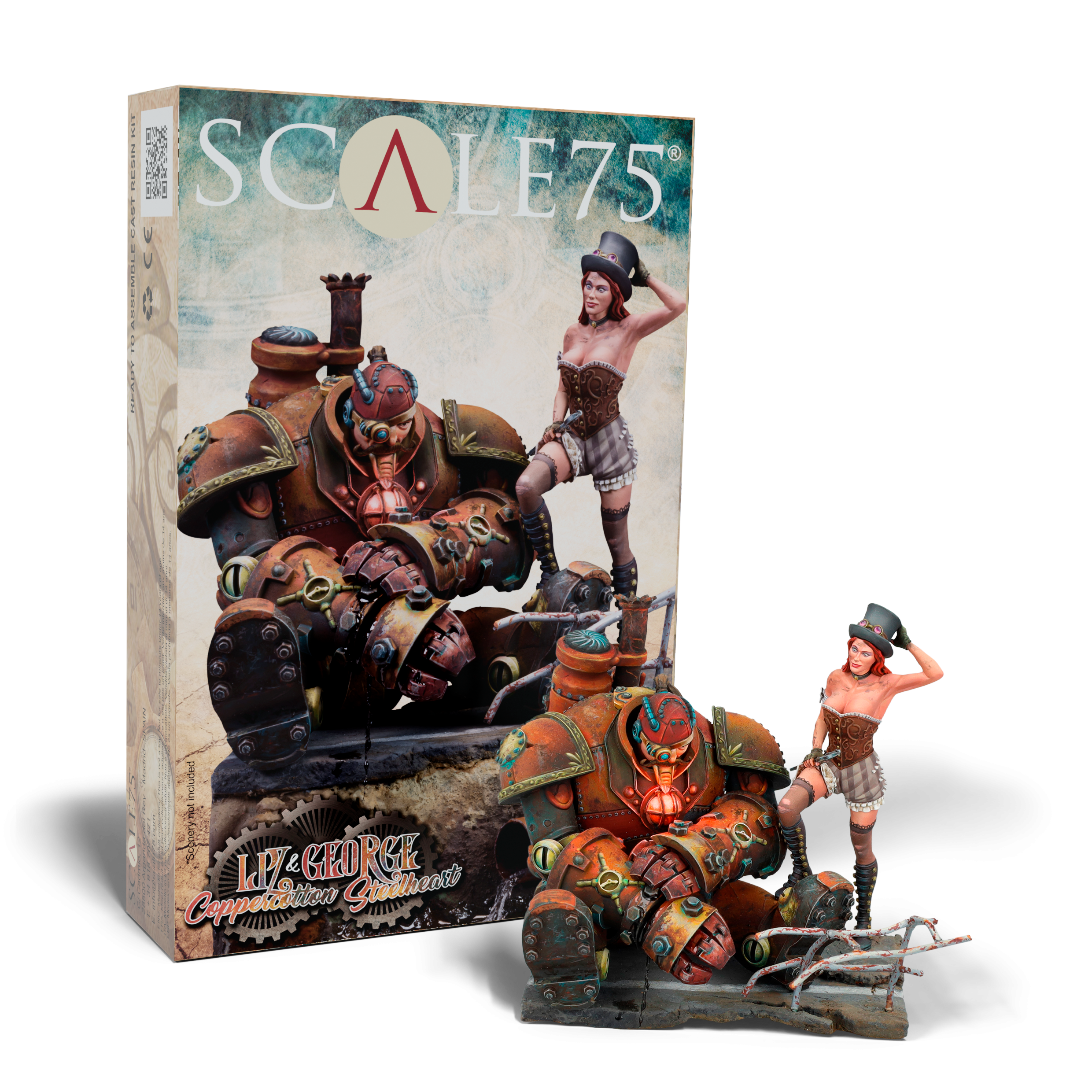 scale75-steam-wars-liz-coppercotton-figurine-75-mm-r-sine image 1