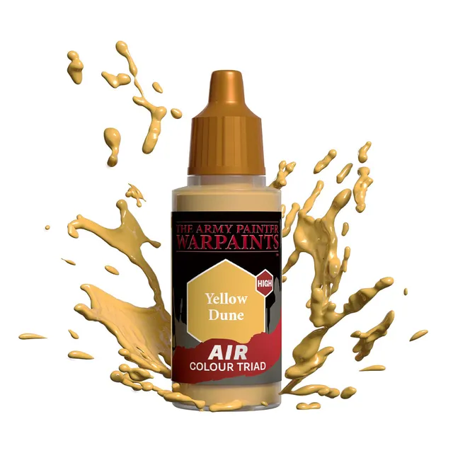 the-army-painter-warpaints-air-yellow-dune-peinture-a-rographe-18-ml-jaune image 1
