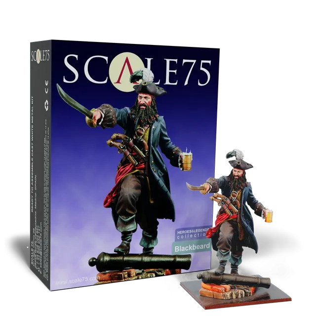 scale75-heroes-legends-blackbeard-figurine-75mm-non-peinte image 1
