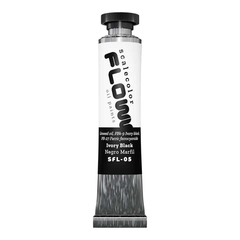 scale75-scalecolor-ivory-black-peinture-l-huile-20ml-mate image 1