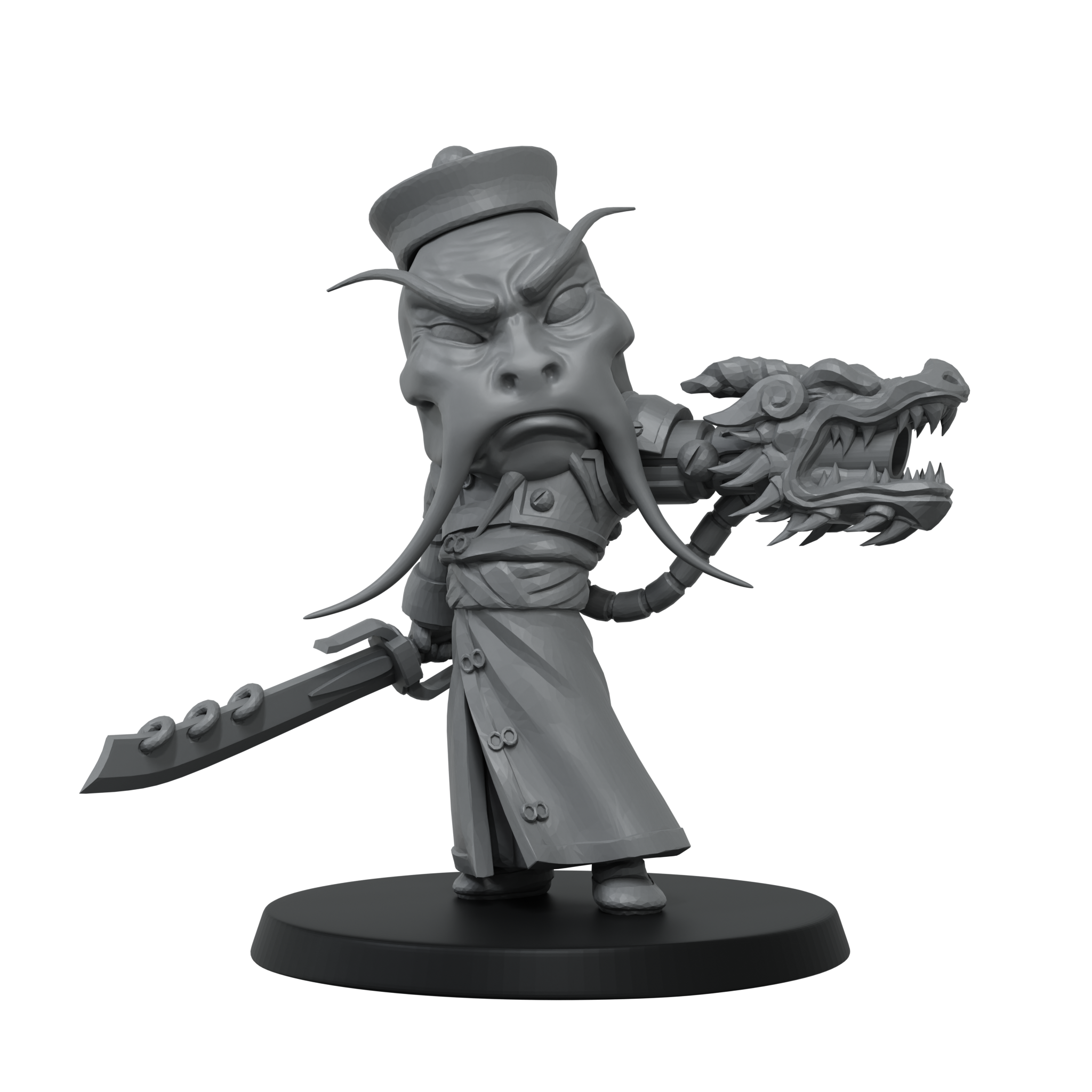 scale75-the-smog-riders-fu-cat-chu-figurine-r-sine-35mm-chibi image 3