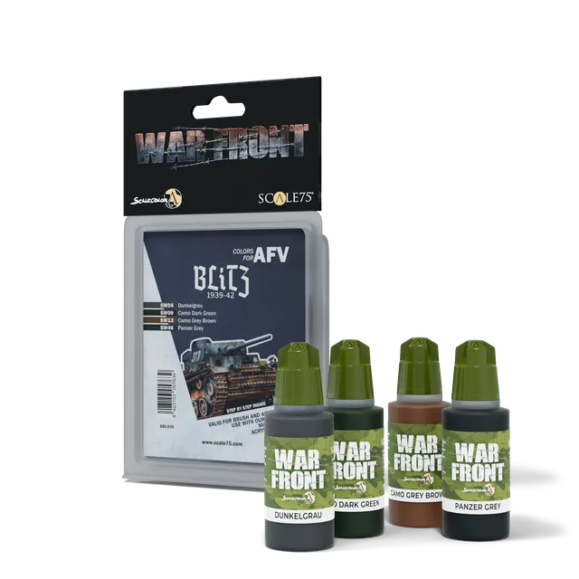 scale75-warfront-blitz-1939-42-peinture-maquette-set-4-acrylique image 1