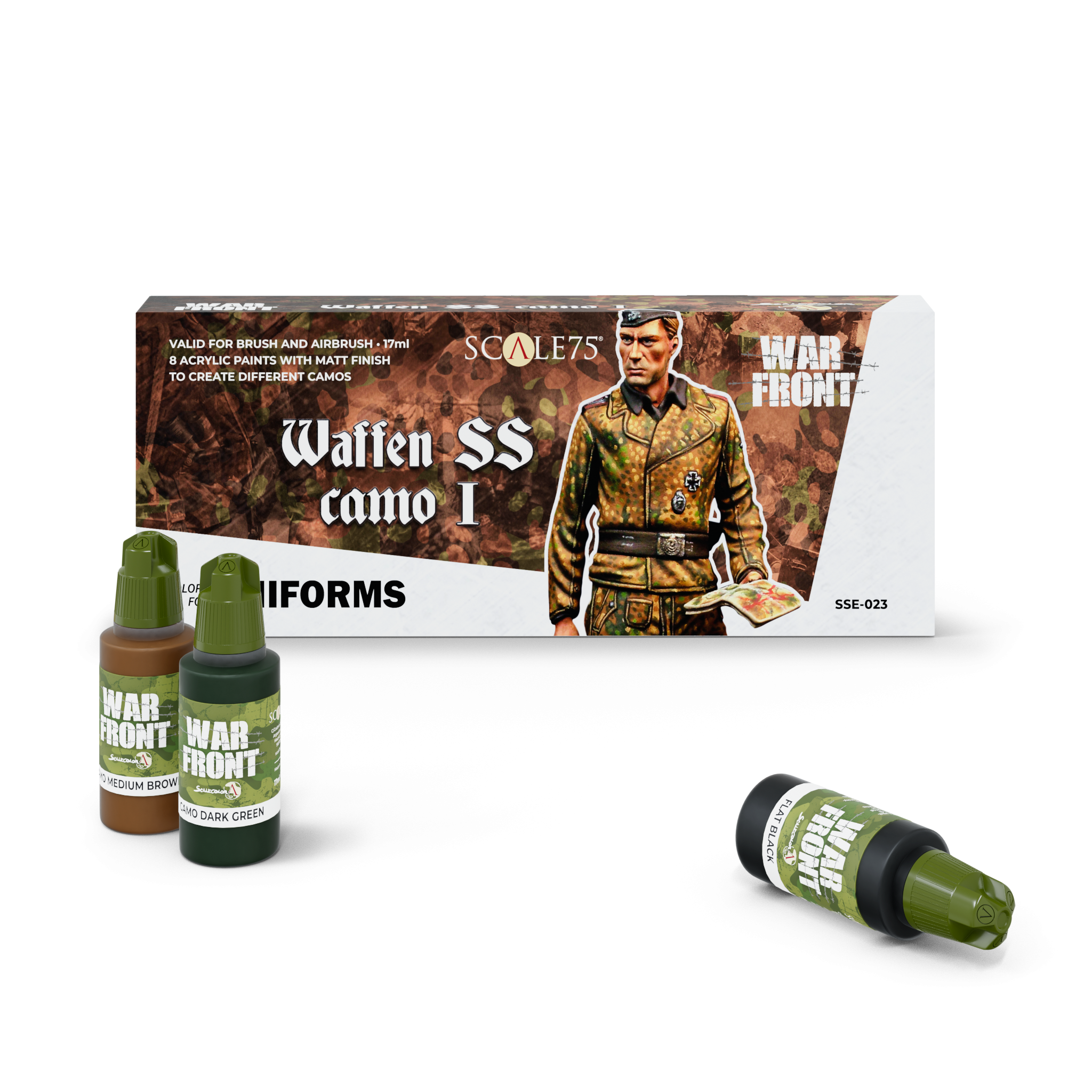 scale75-warfront-waffen-ss-camo-i-set-8-peintures-camouflage image 1
