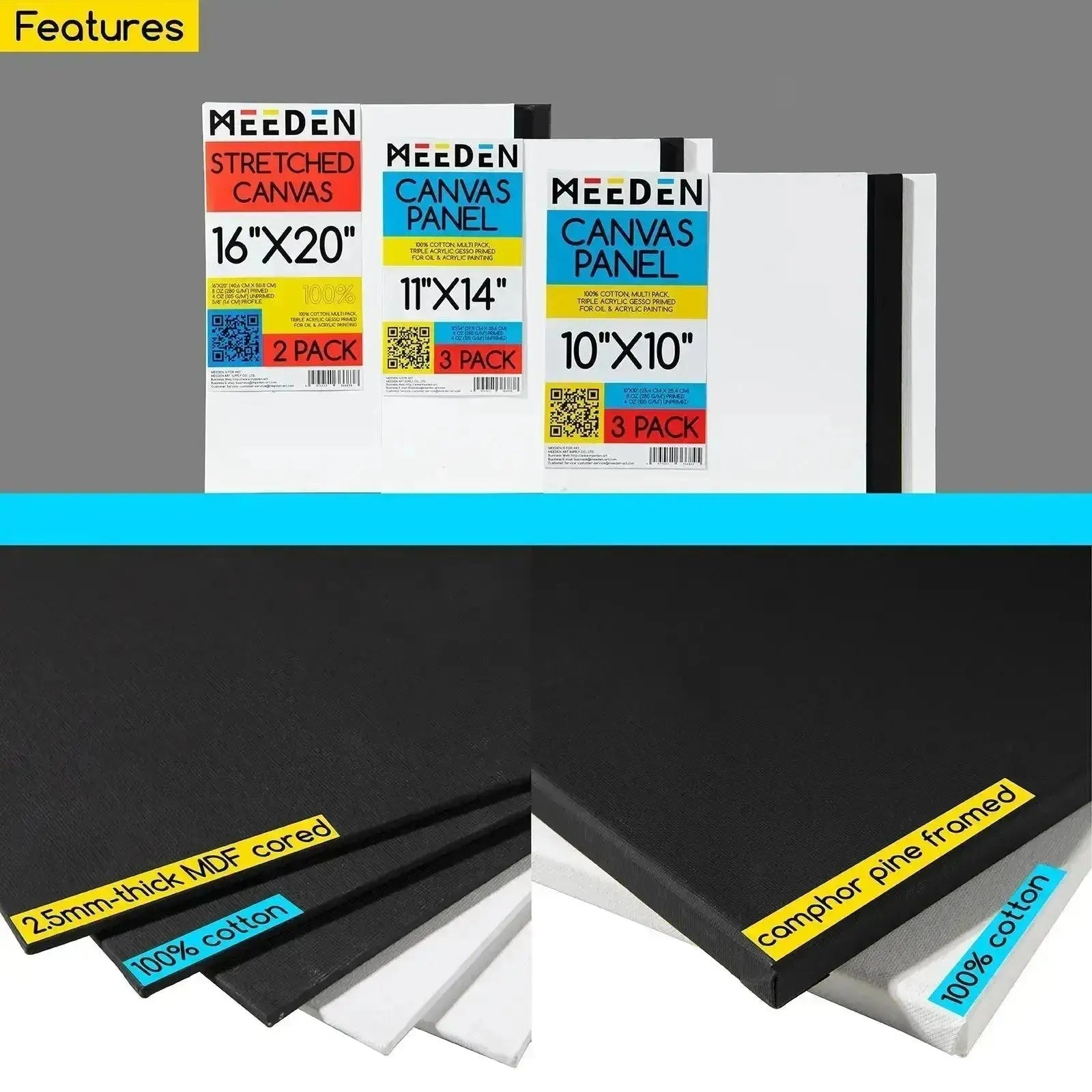 meeden-art-sets-coffret-peinture-151-pcs-complet-chevalet image 8