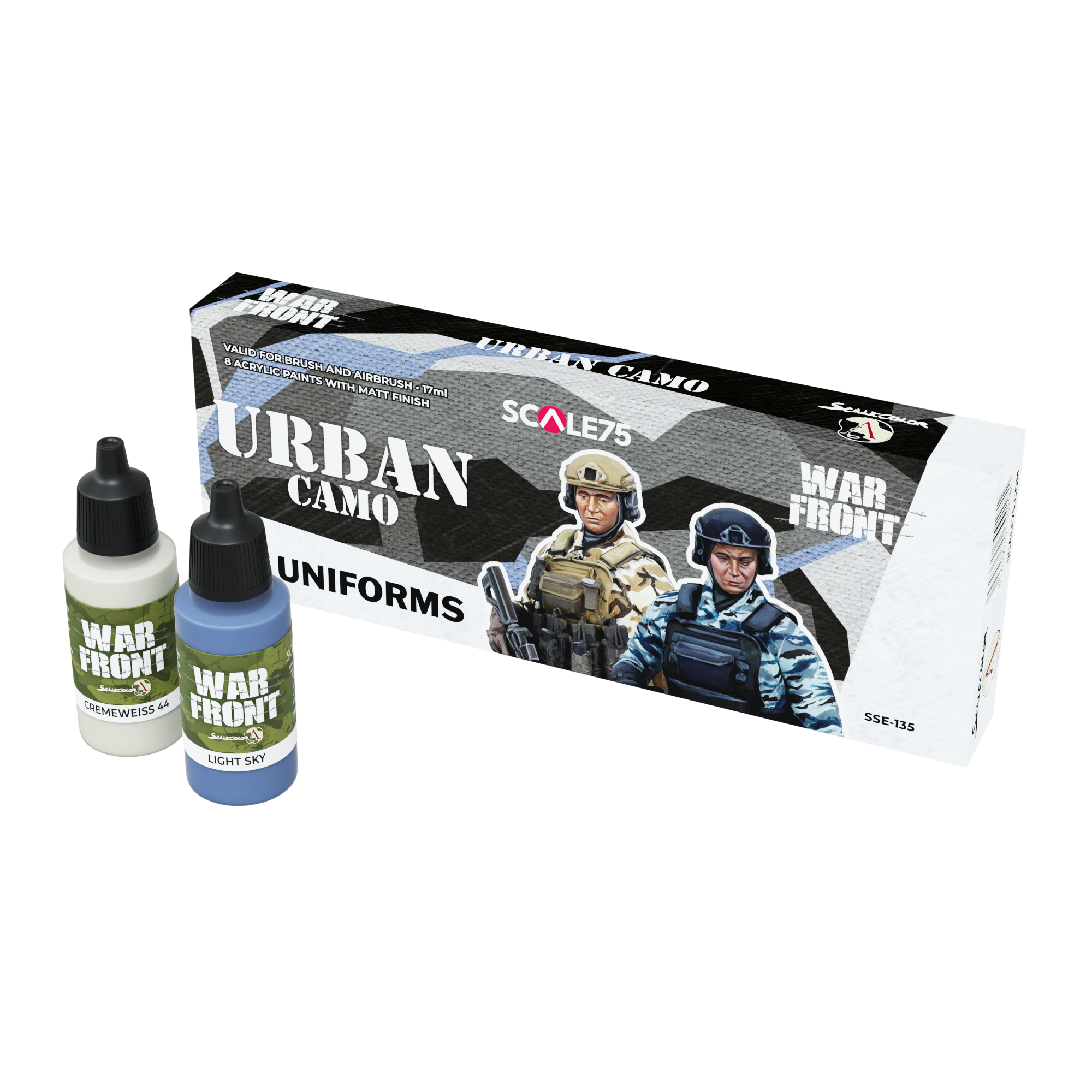 scale75-warfront-urban-camo-set-8-peintures-camouflage-urbain image 1