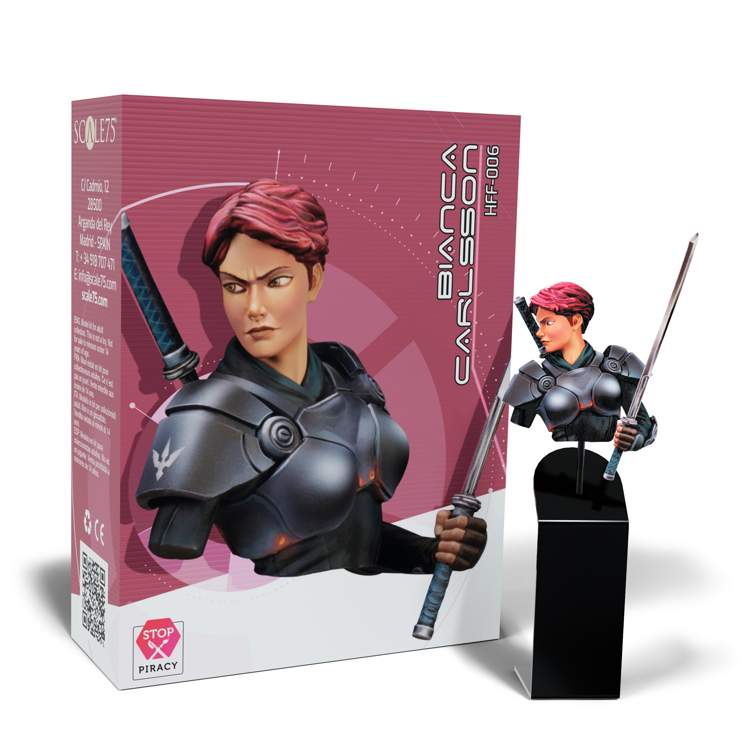 scale75-characters-bianca-carlsson-figurine-sci-fi-peindre image 1