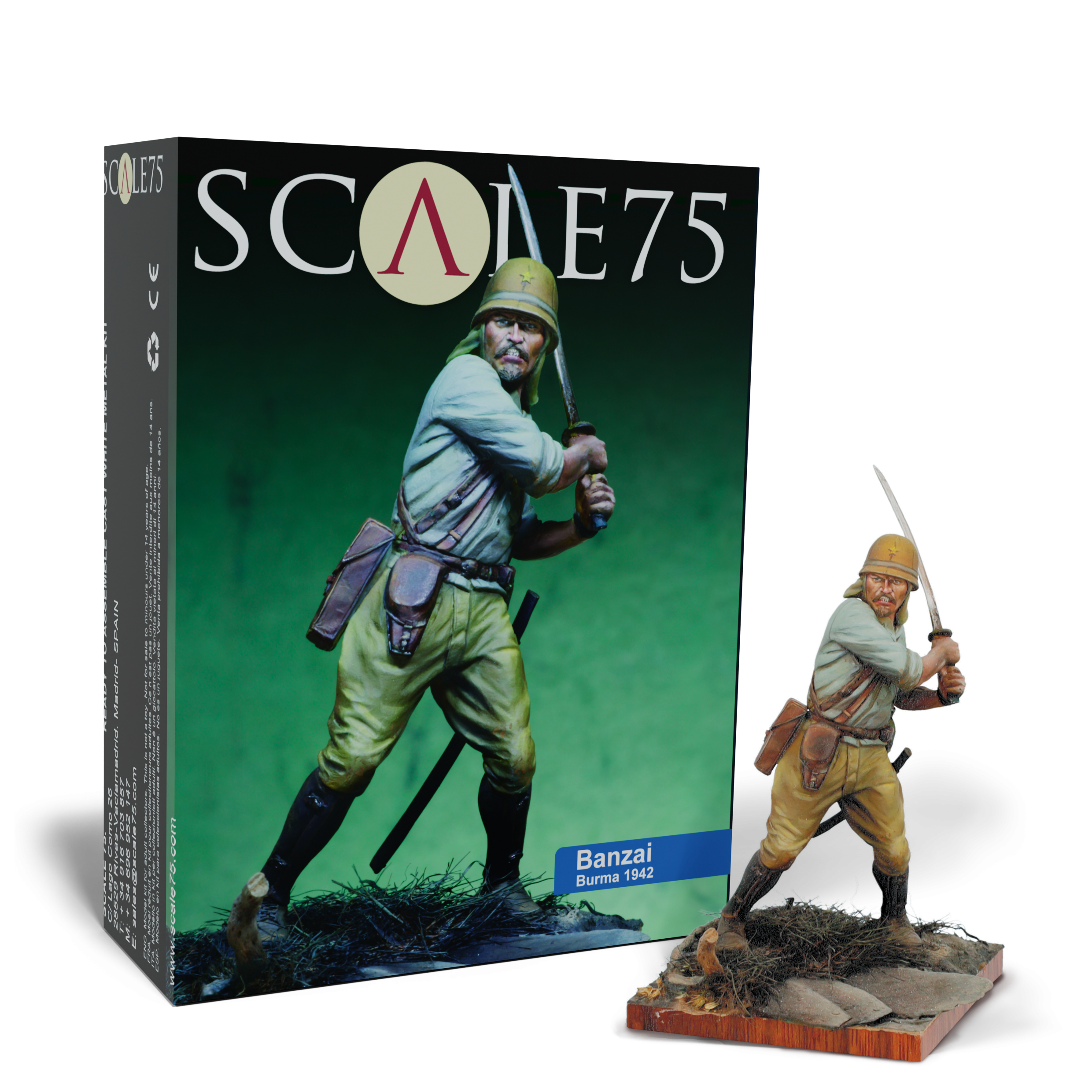 scale75-world-at-war-banzai-figurine-75mm-non-peinte image 1