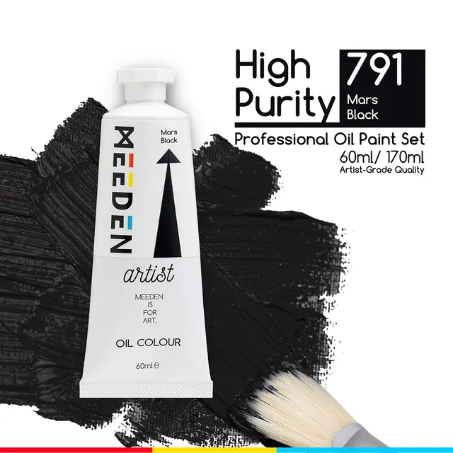 meeden-oil-paint-peinture-l-huile-tube-60-ml-blanc-titane image 1