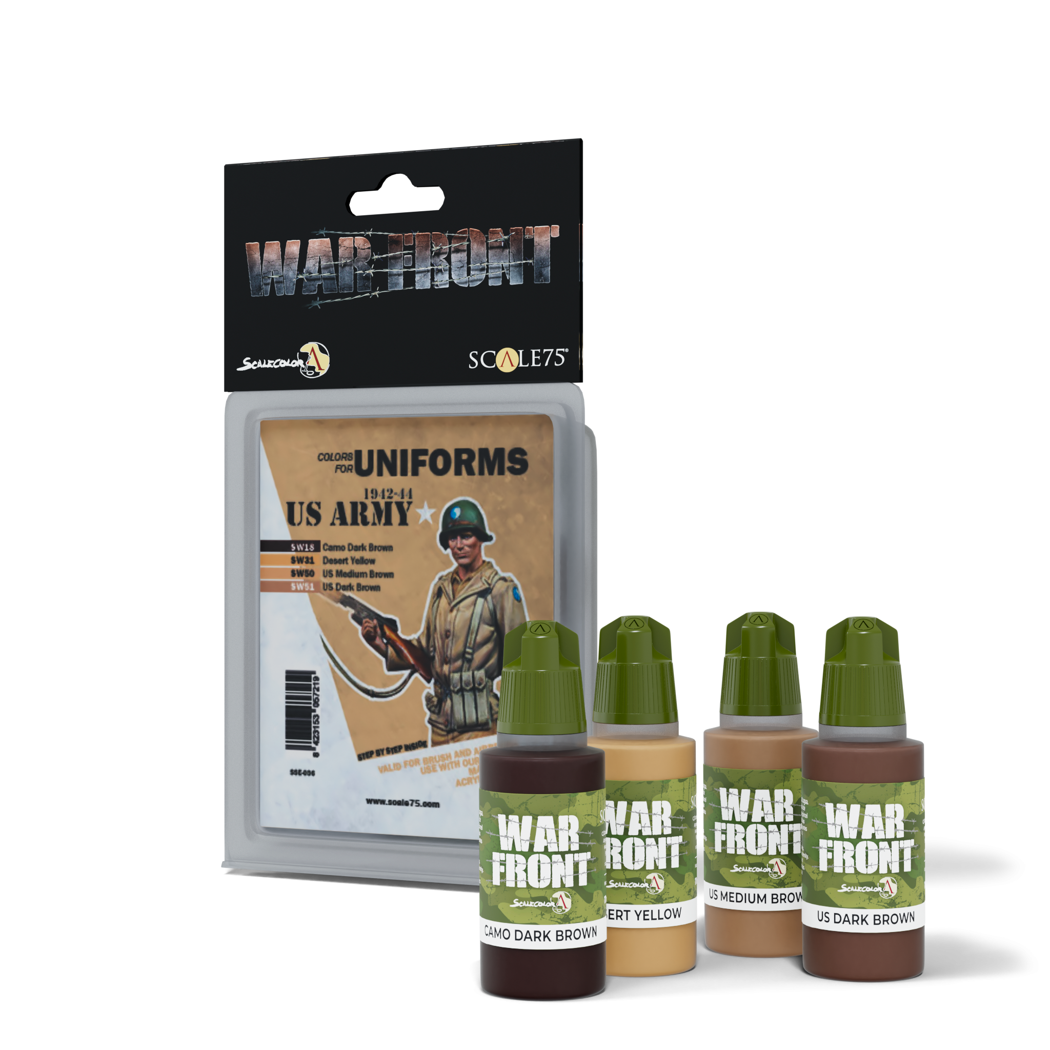 scale75-warfront-us-army-1942-1944-set-4-peintures-17ml image 1