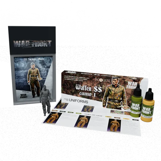 scale75-bundles-pack-waffen-camo-tanker-officer-figurine image 1