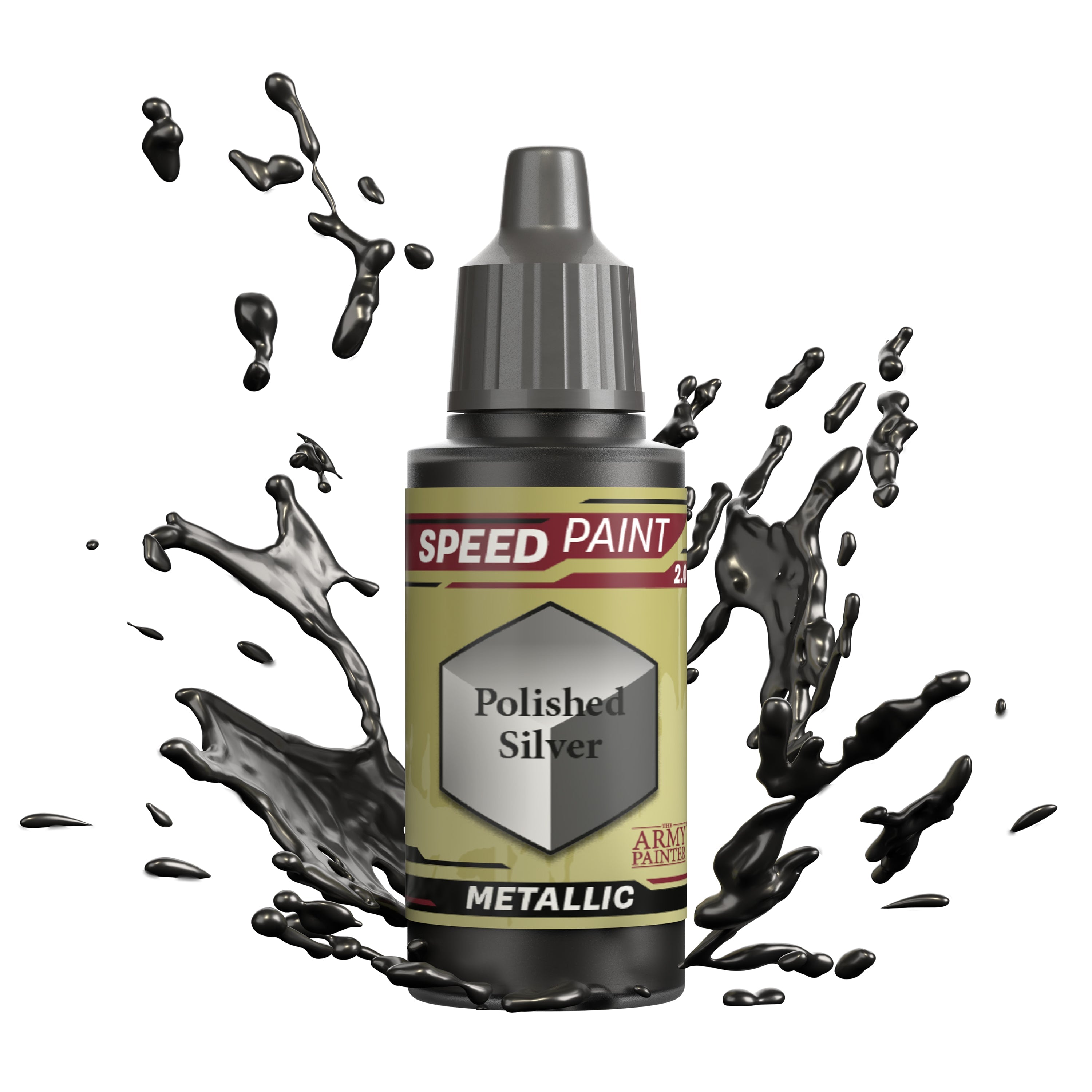 the-army-painter-speedpaint-polished-silver-peinture-m-tallique-argent image 1
