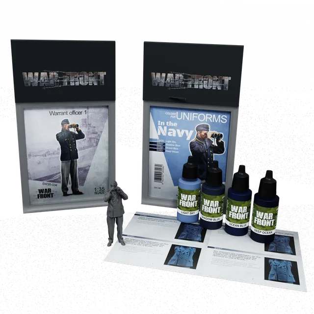 scale75-bundles-pack-in-the-navy-warrant-officer-1-figurine-et-peintures image 1