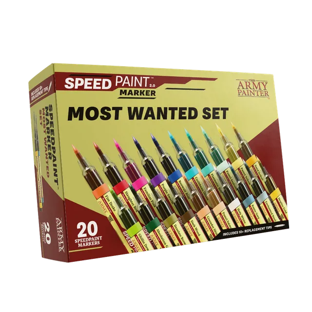 the-army-painter-speedpaint-markers-most-wanted-set-marqueurs-20-couleurs image 1