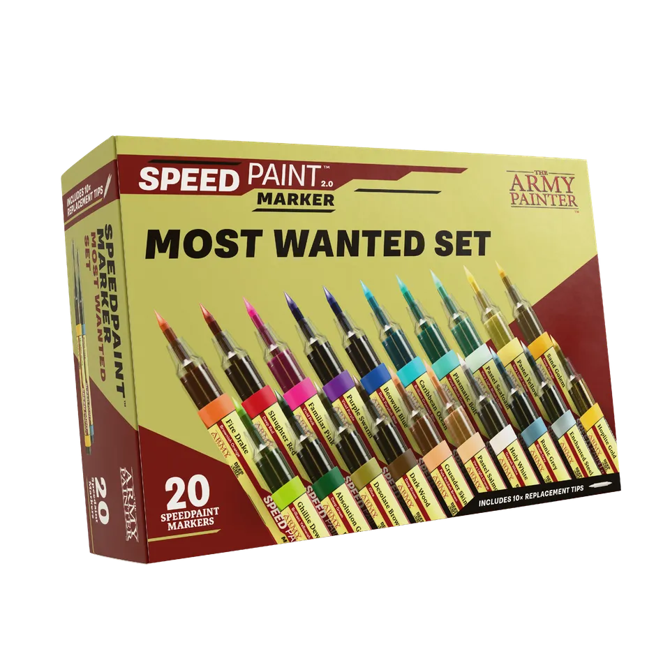 the-army-painter-speedpaint-markers-most-wanted-set-marqueurs-20-couleurs image 1