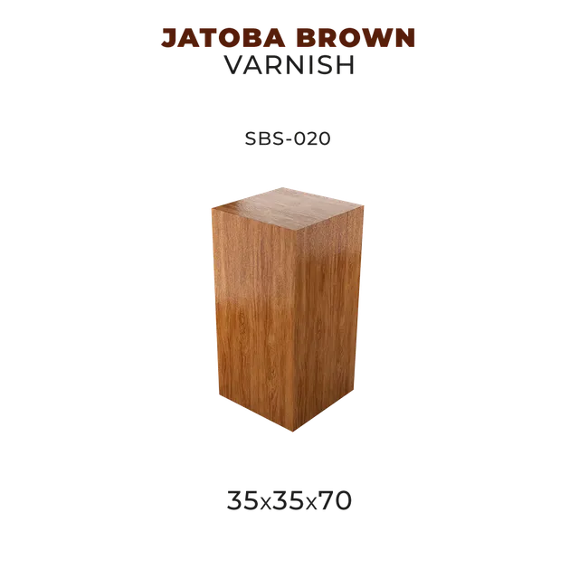 scale75-accessories-jatoba-brown-socle-bois-35x35x70mm-miniature image 1