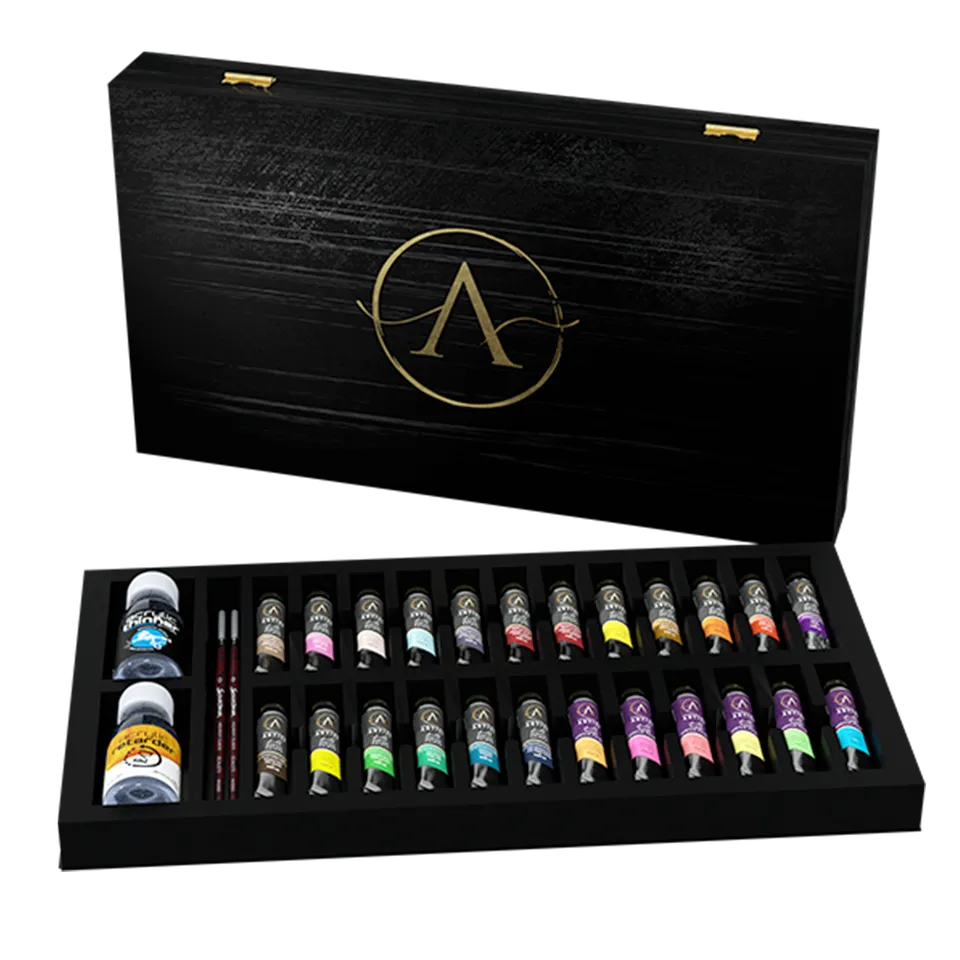scale75-artist-small-luxury-coffret-bois-peinture-acrylique image 1