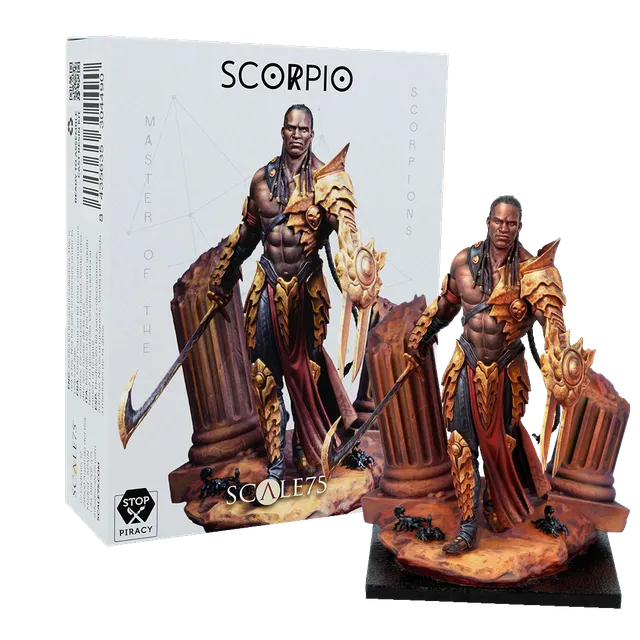 scale75-zodiac-scorpio-figurine-r-sine-non-peinte-peindre image 1