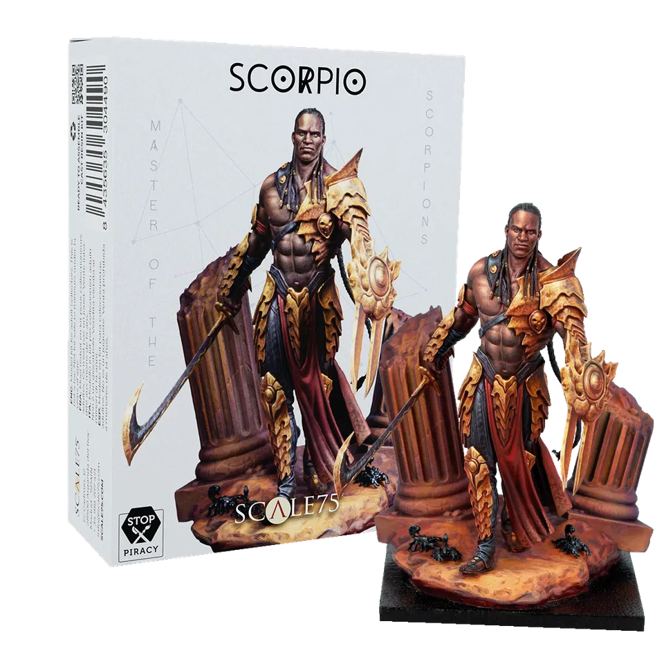 scale75-zodiac-scorpio-figurine-r-sine-non-peinte-peindre image 1