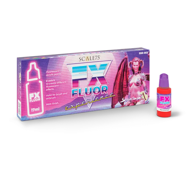 scale75-fx-fluor-experience-set-peinture-fluorescente-acrylique image 1